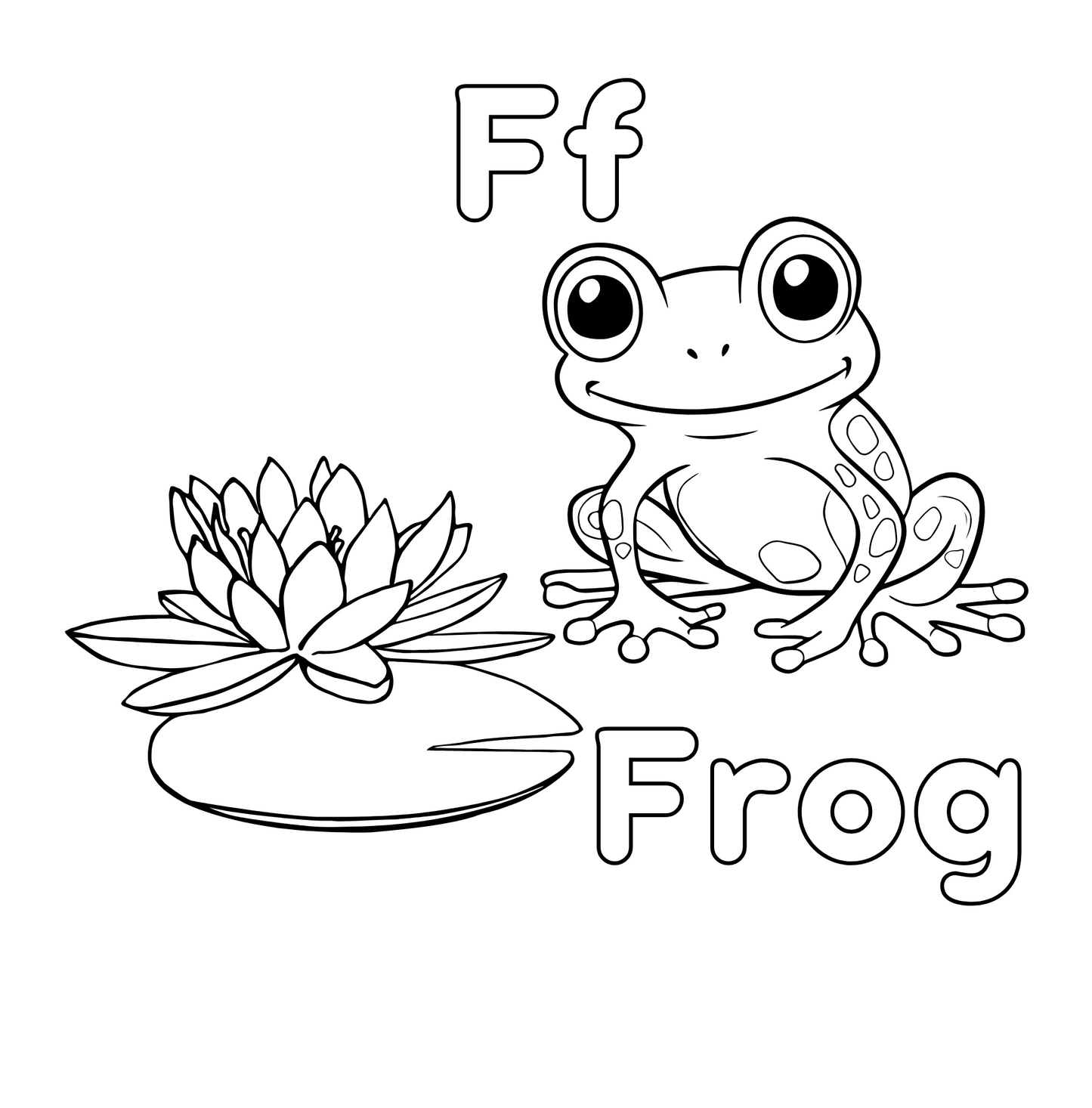Coloring Pages A-Z (Downloadable PDF Only)