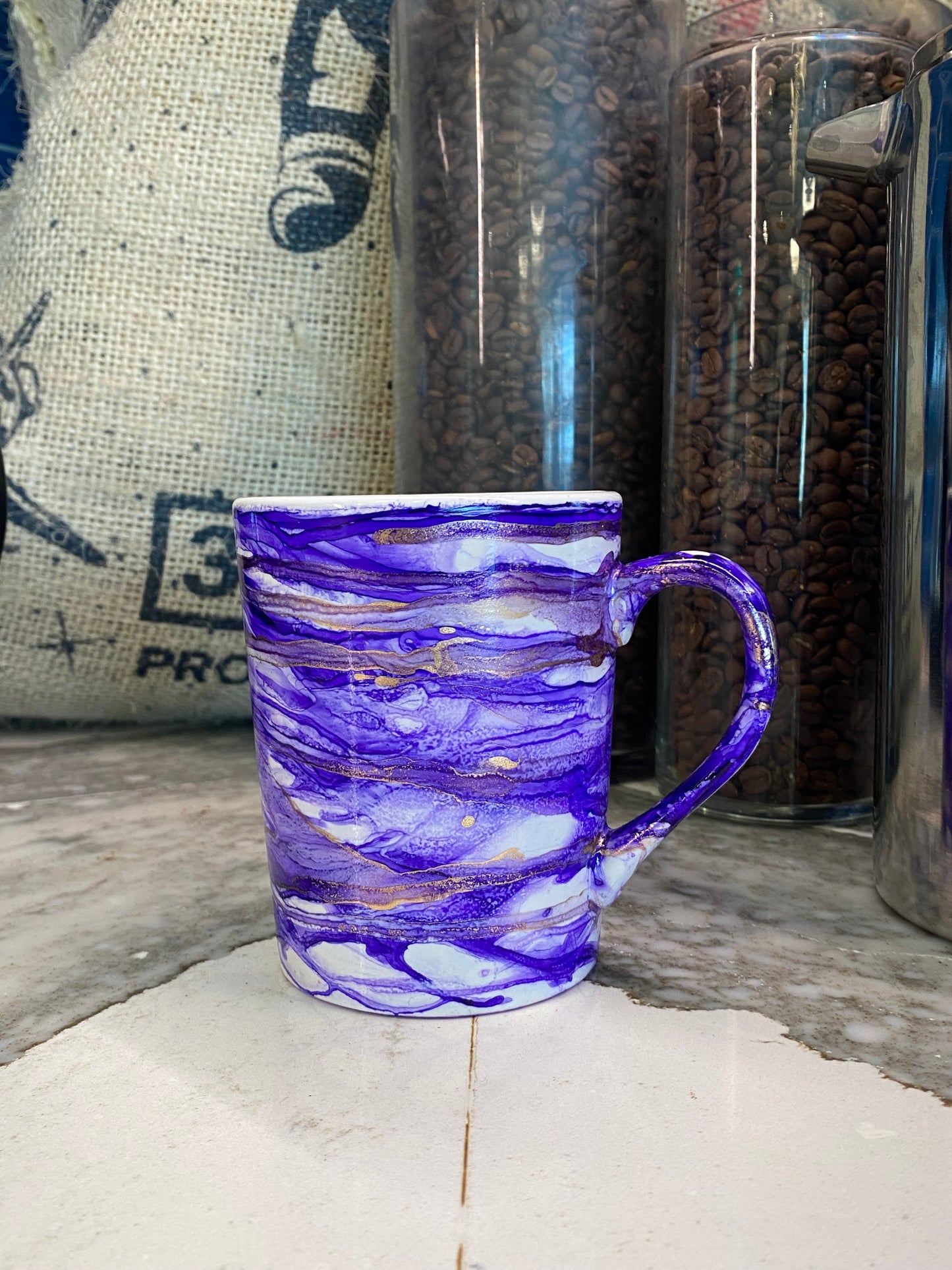 Purple and Gold Mug