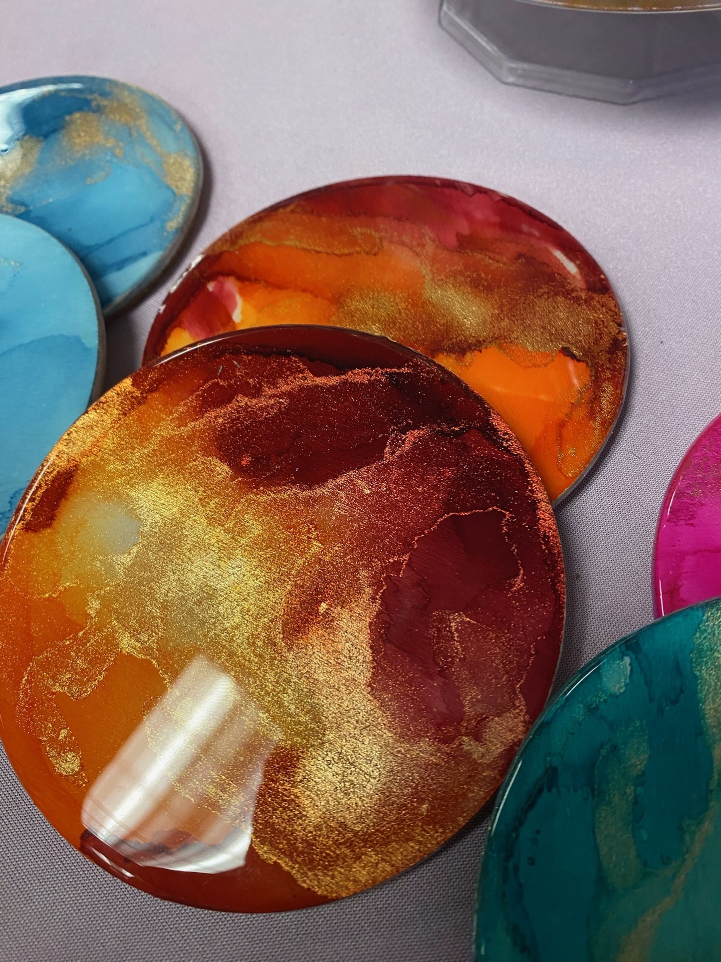 Coasters (Wood Base)
