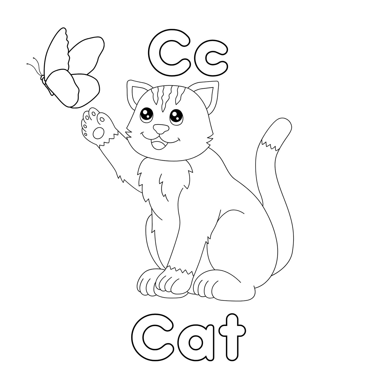 Coloring Pages A-Z (Downloadable PDF Only)