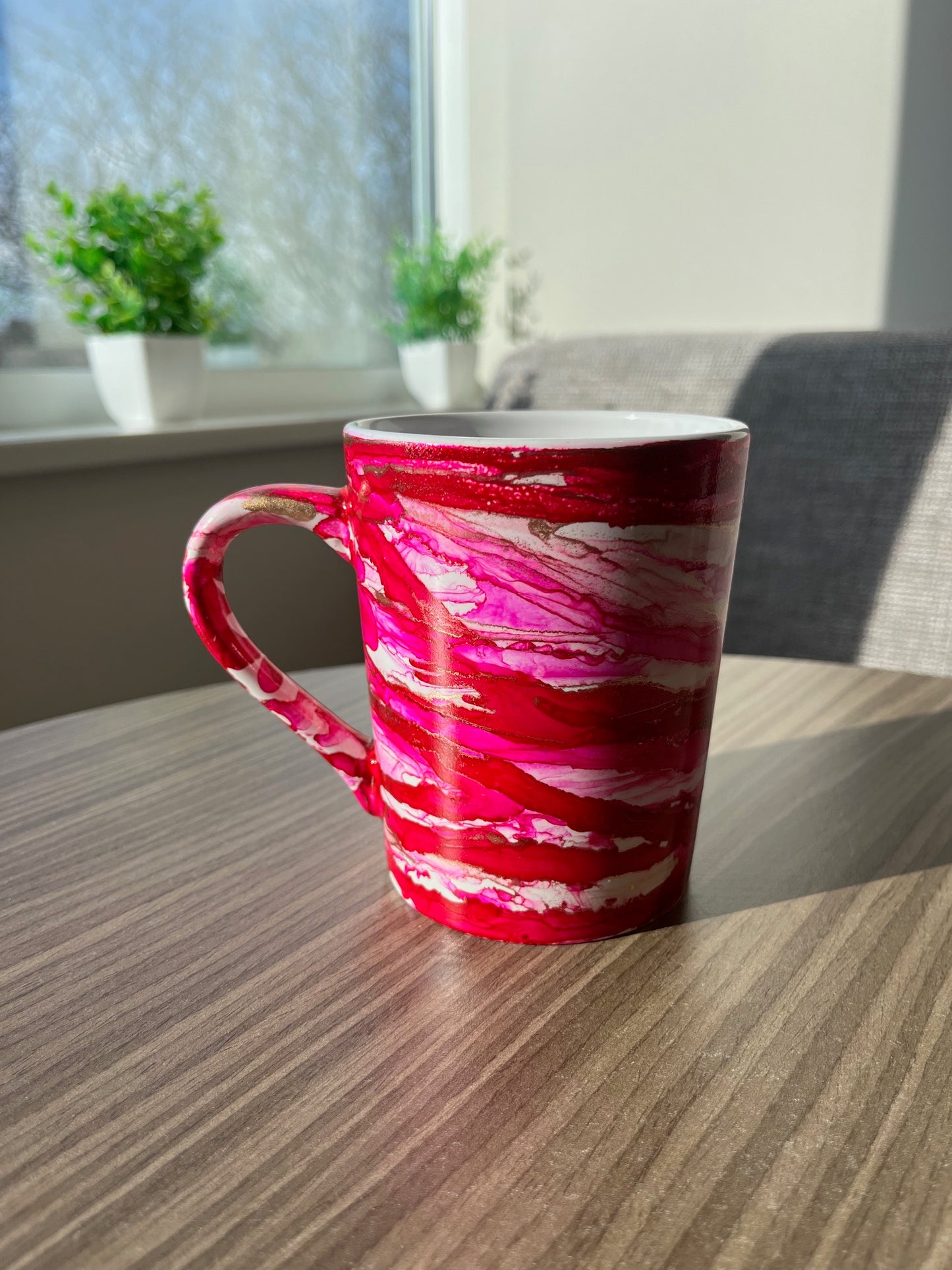 Pink and Gold Mug