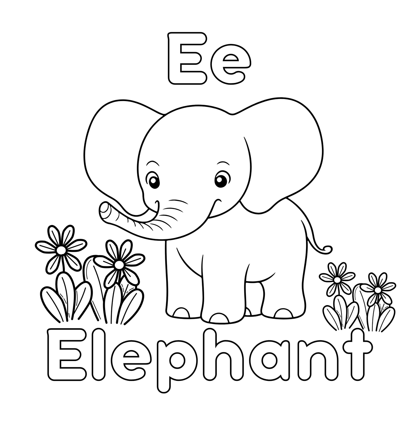 Coloring Pages A-Z (Downloadable PDF Only)