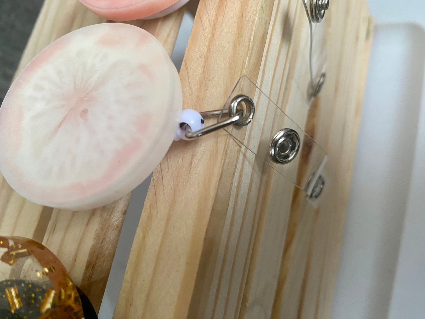 Round ID Badge Clips