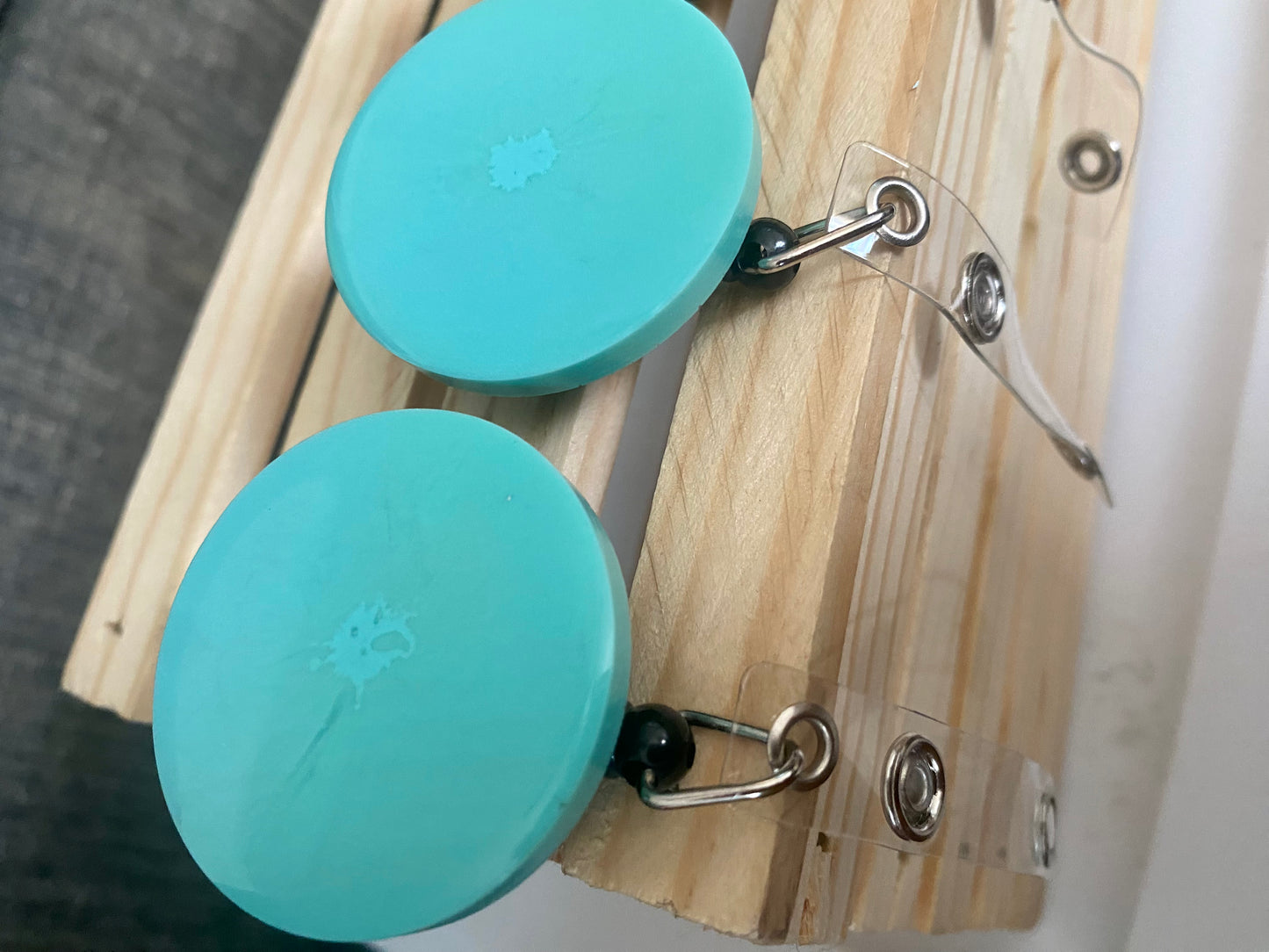 Round ID Badge Clips