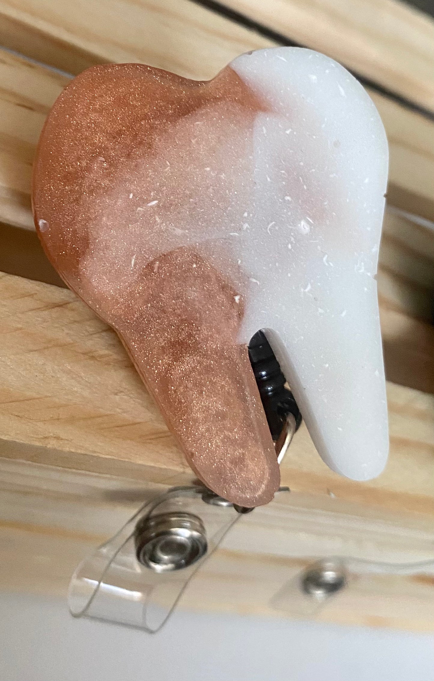 Tooth ID Badge Clip