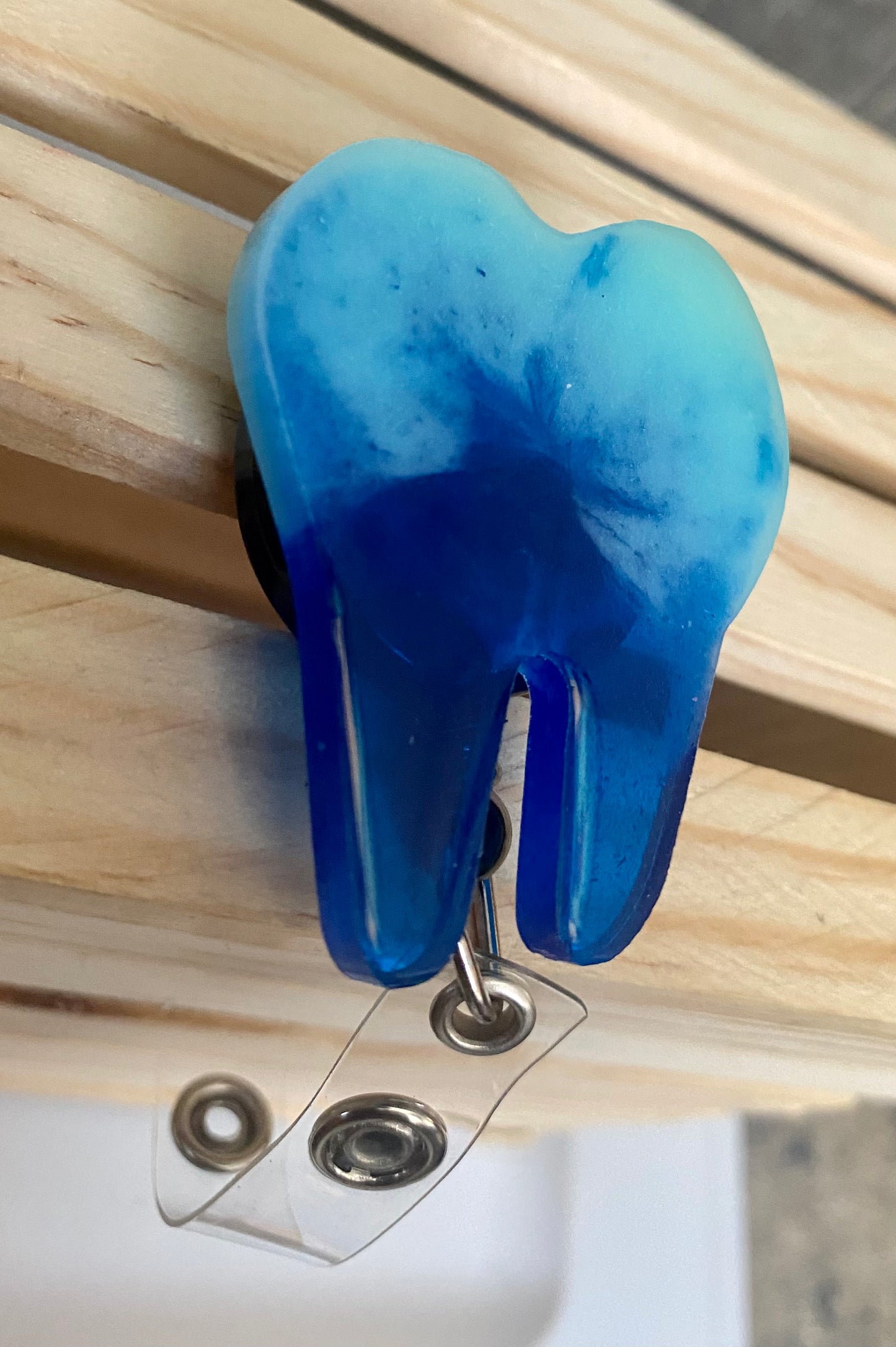 Tooth ID Badge Clip