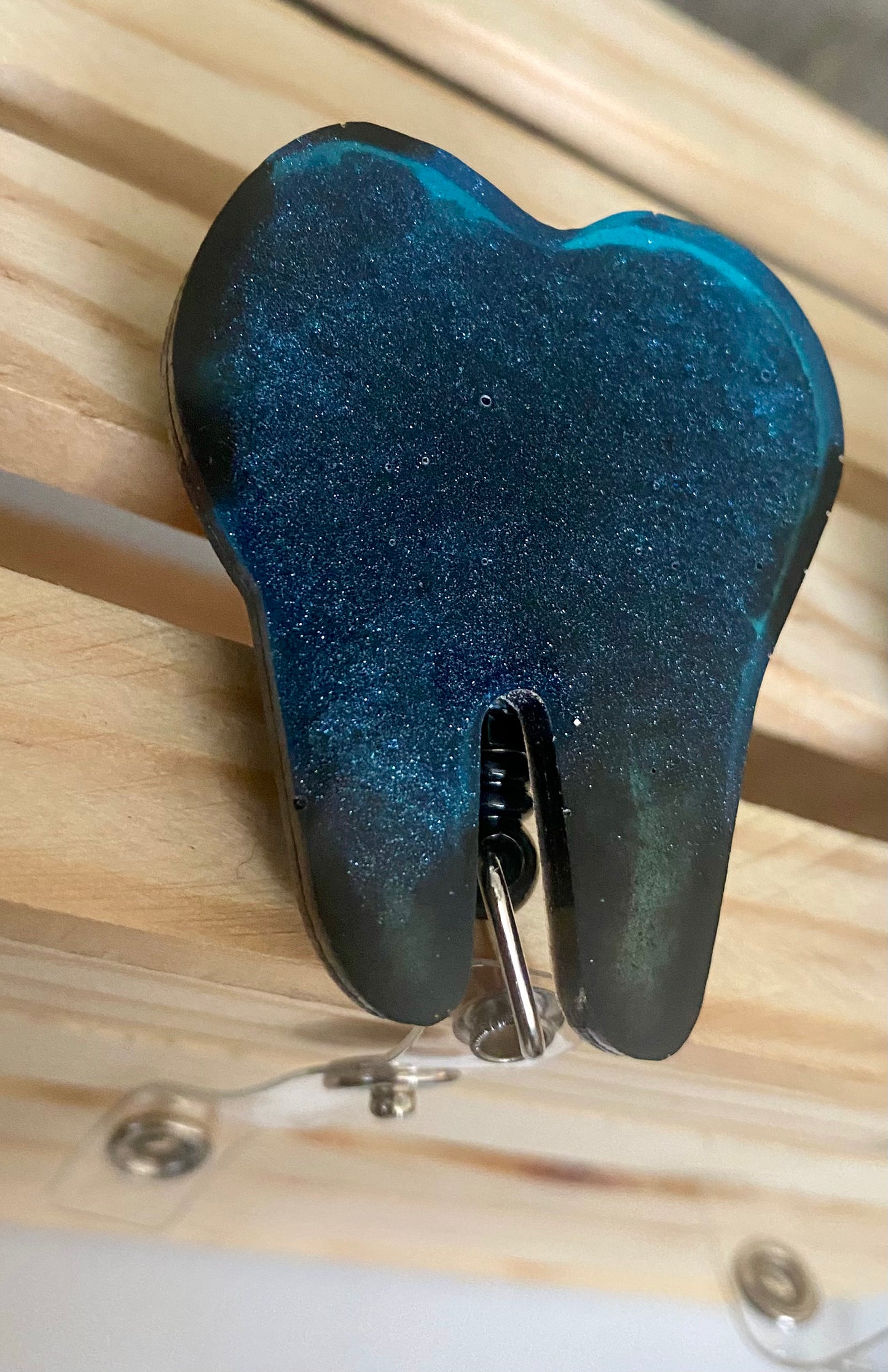 Tooth ID Badge Clip