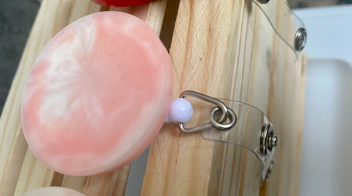 Round ID Badge Clips