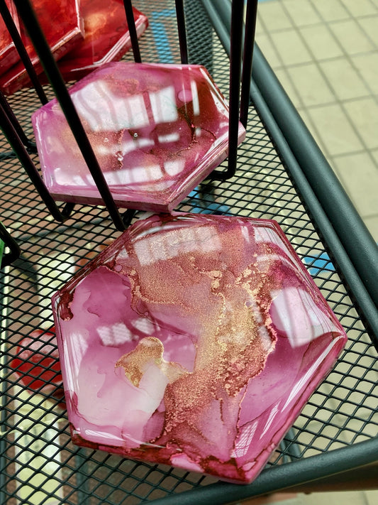 Coasters (Ceramic Base)