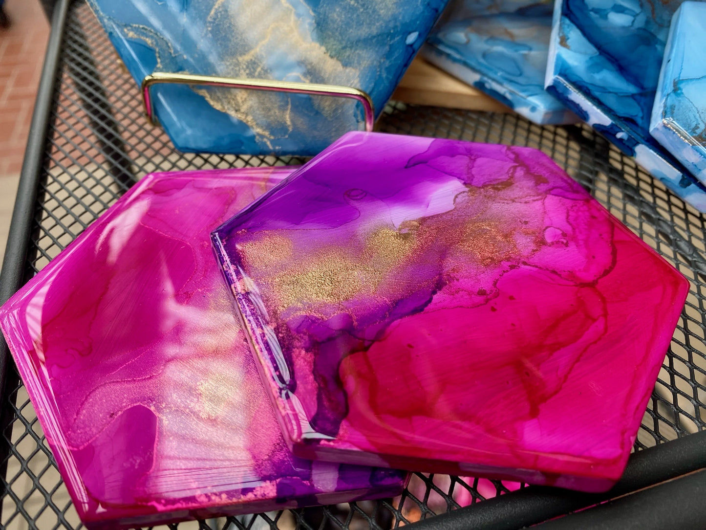 Coasters (Ceramic Base)