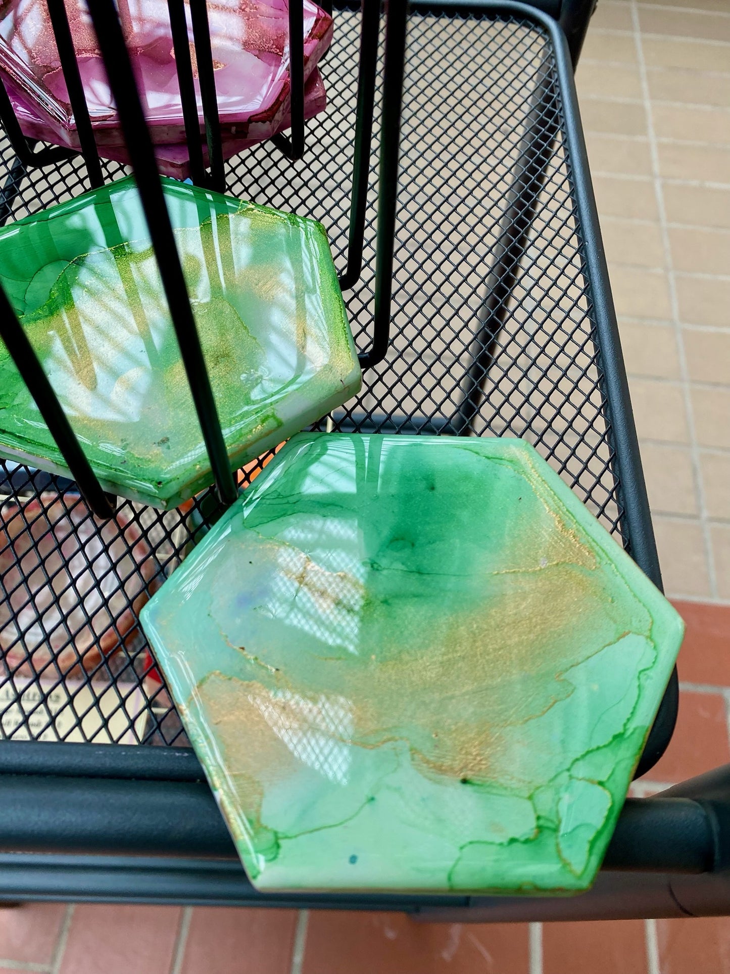 Coasters (Ceramic Base)