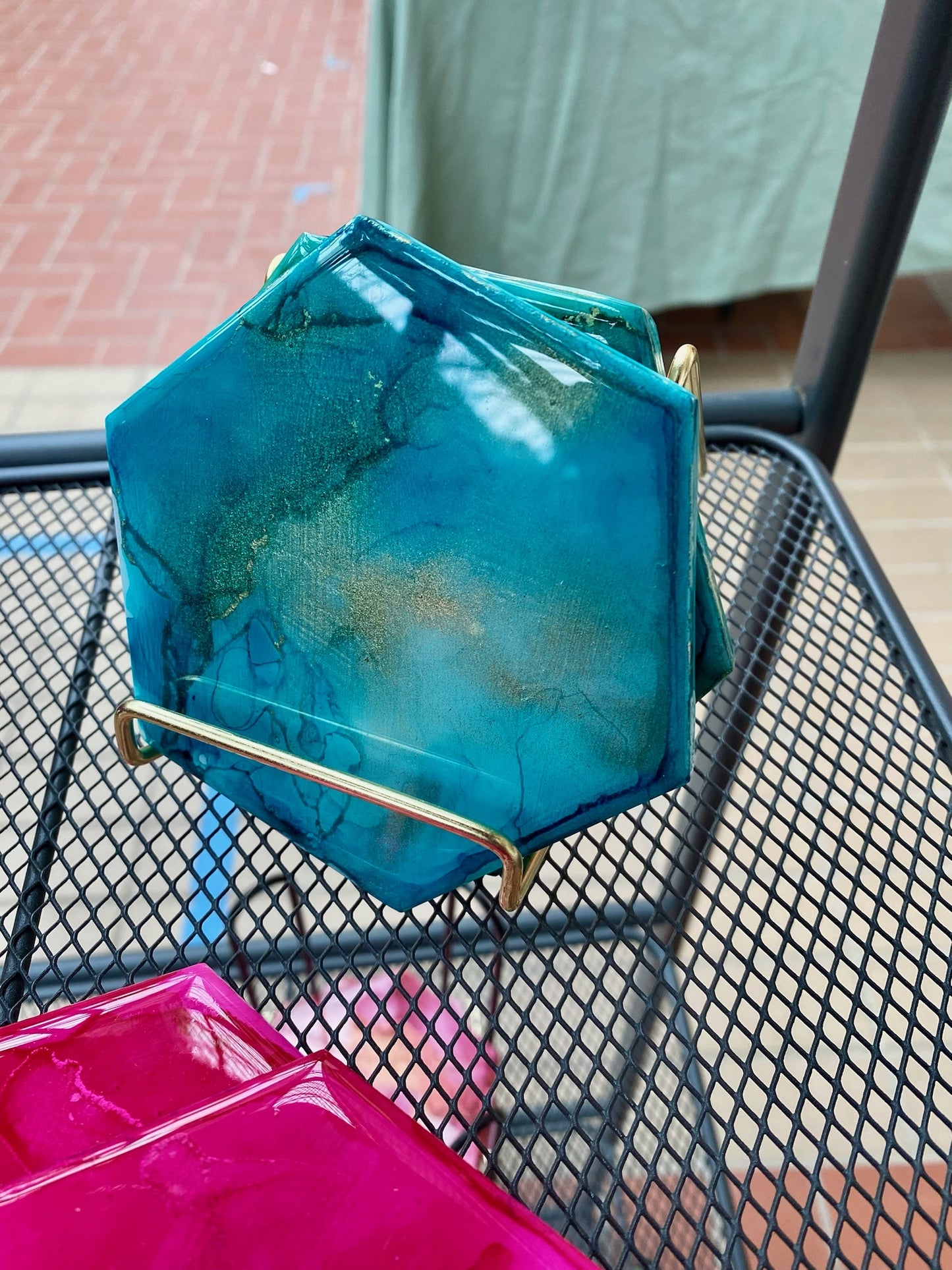 Coasters (Ceramic Base)