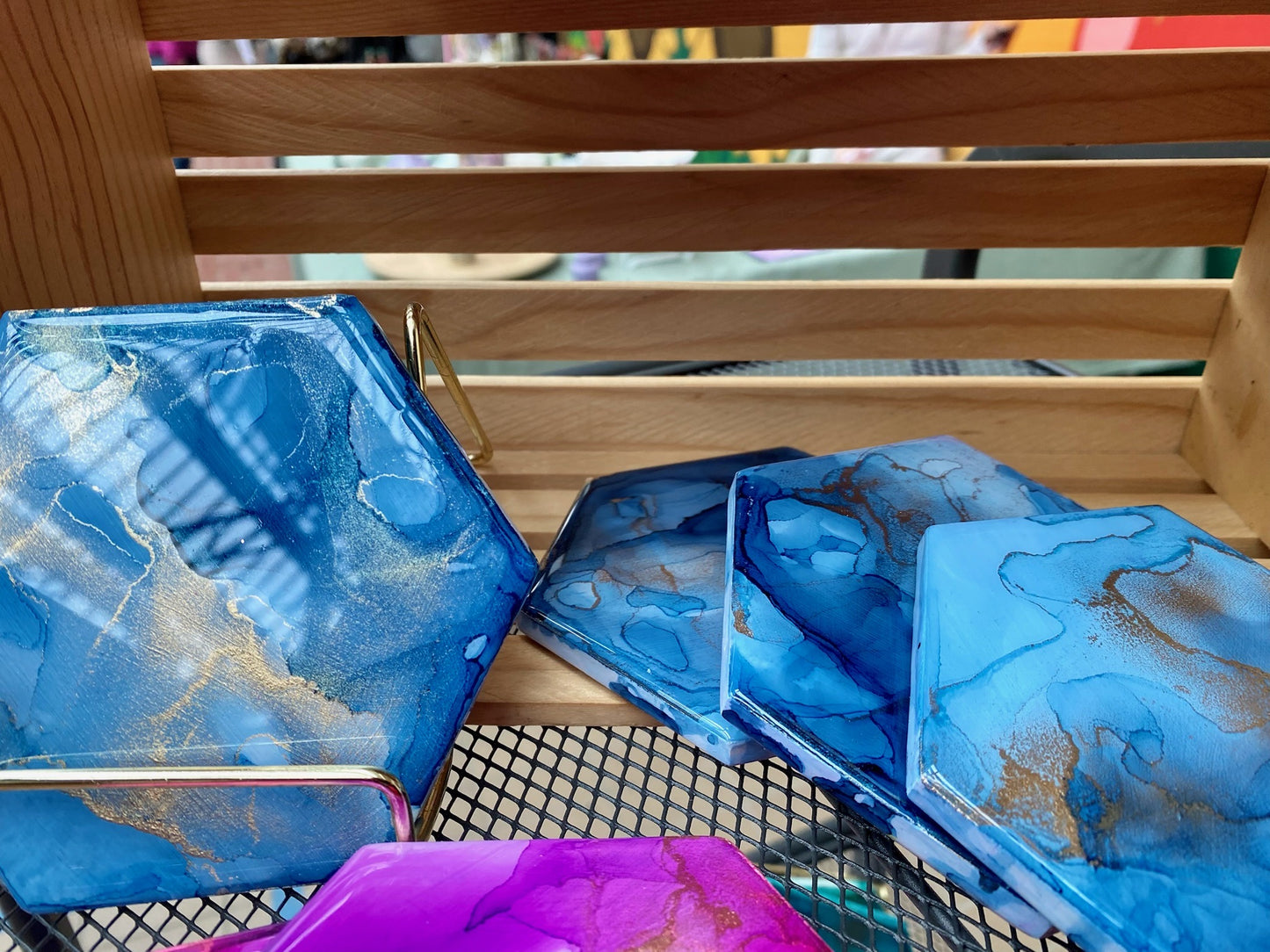 Coasters (Ceramic Base)