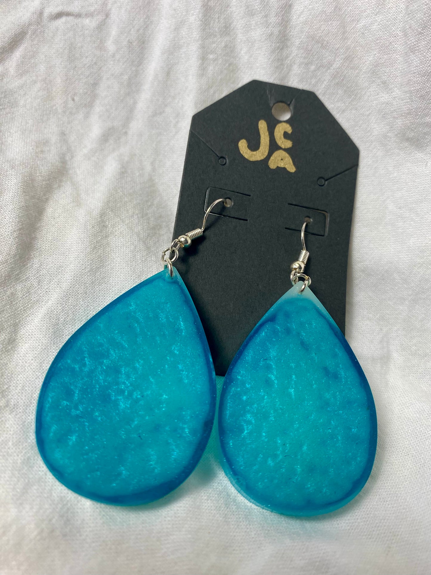 Earrings (Tear Drop/Resin)